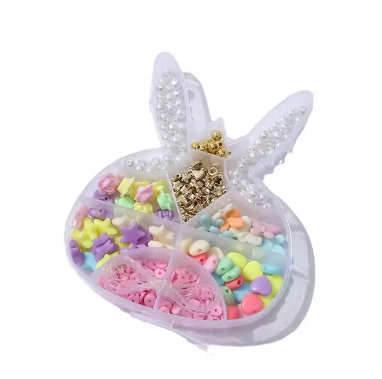 Handmade Beaded Children's Toys Creative Loose Spacer Beads Making Bracelet Necklace 24 Grid Girl Jewelry Set Girl Toy Gift