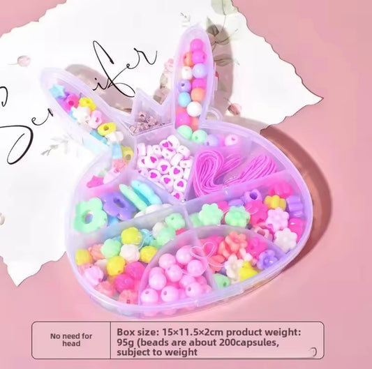 Handmade Beaded Children's Toys Creative Loose Spacer Beads Making Bracelet Necklace 24 Grid Girl Jewelry Set Girl Toy Gift