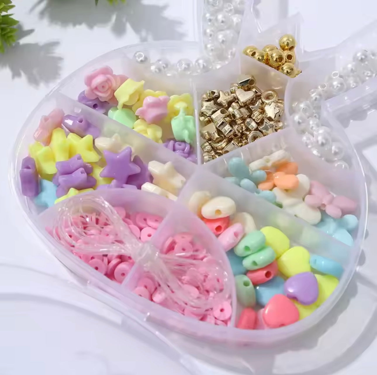 Handmade Beaded Children's Toys Creative Loose Spacer Beads Making Bracelet Necklace 24 Grid Girl Jewelry Set Girl Toy Gift
