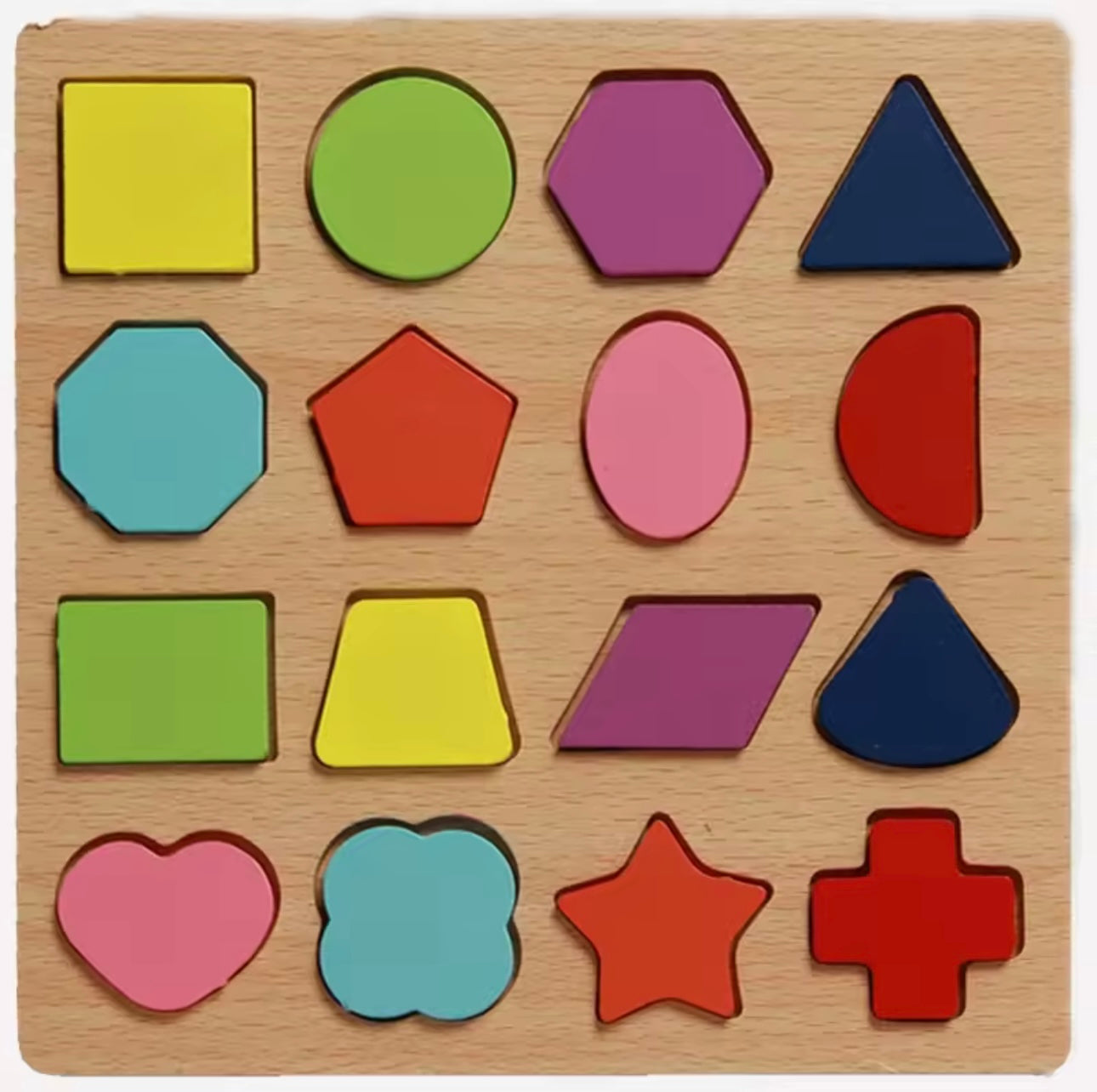 Kids Alphabetic Arithmetic Number Geometric Shapes Wooden Puzzle Montessori Preschool Learning Educational Game Toy for Children