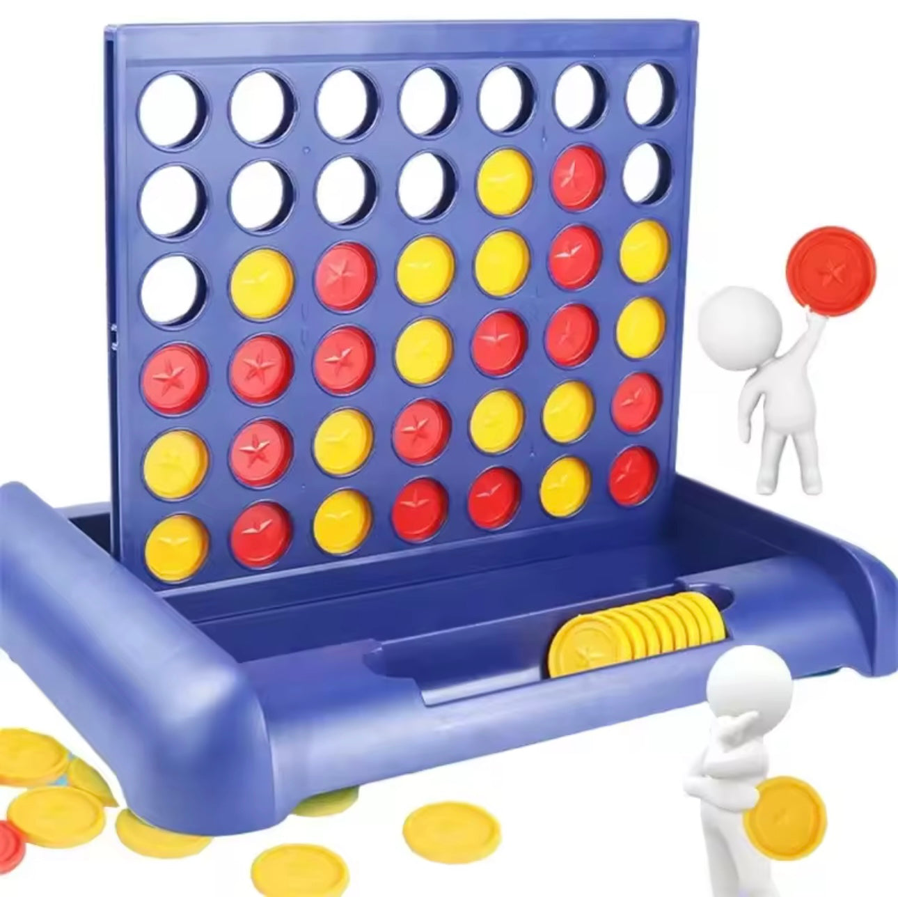 The Classic Game Of Connect 4 Game For 2 Players; Connect 4 Grid Get 4 In A Row Game For Kids Ages 6 And Up Backyard Games