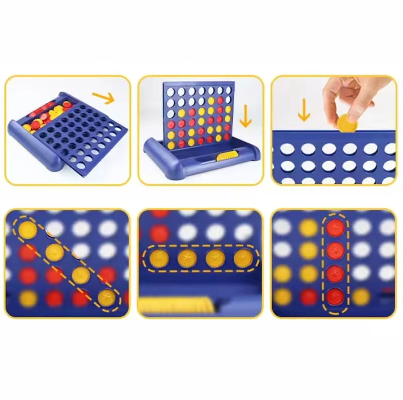 The Classic Game Of Connect 4 Game For 2 Players; Connect 4 Grid Get 4 In A Row Game For Kids Ages 6 And Up Backyard Games