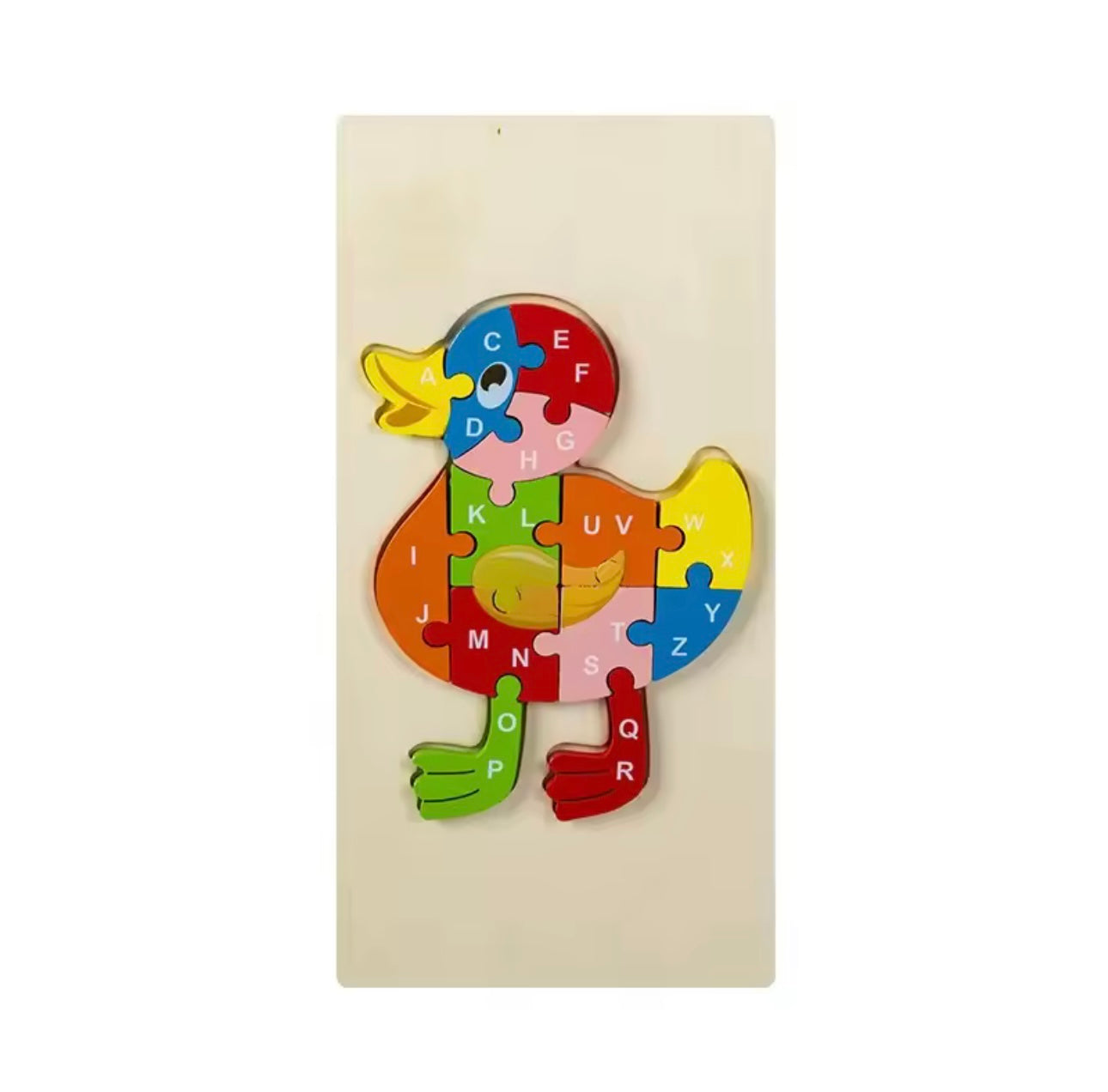 3D Stereoscopic Montessori Wooden Puzzle Cartoon Animal Shape Color Cognitive Educational Game Toy Kids Birthday Gift