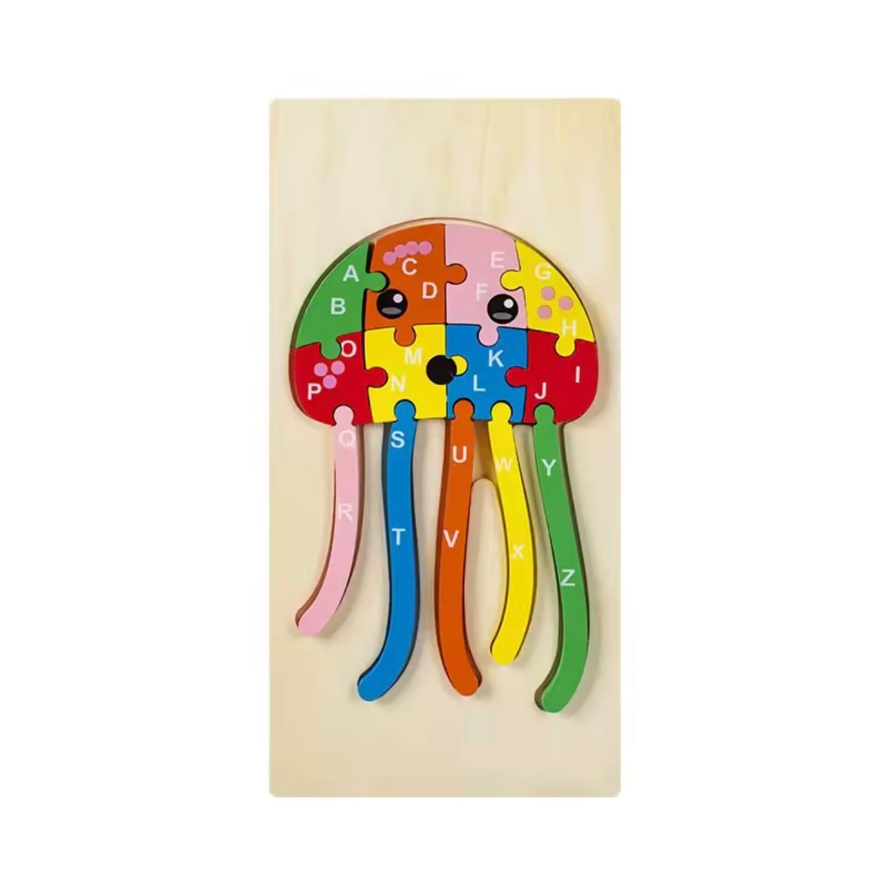 3D Stereoscopic Montessori Wooden Puzzle Cartoon Animal Shape Color Cognitive Educational Game Toy Kids Birthday Gift