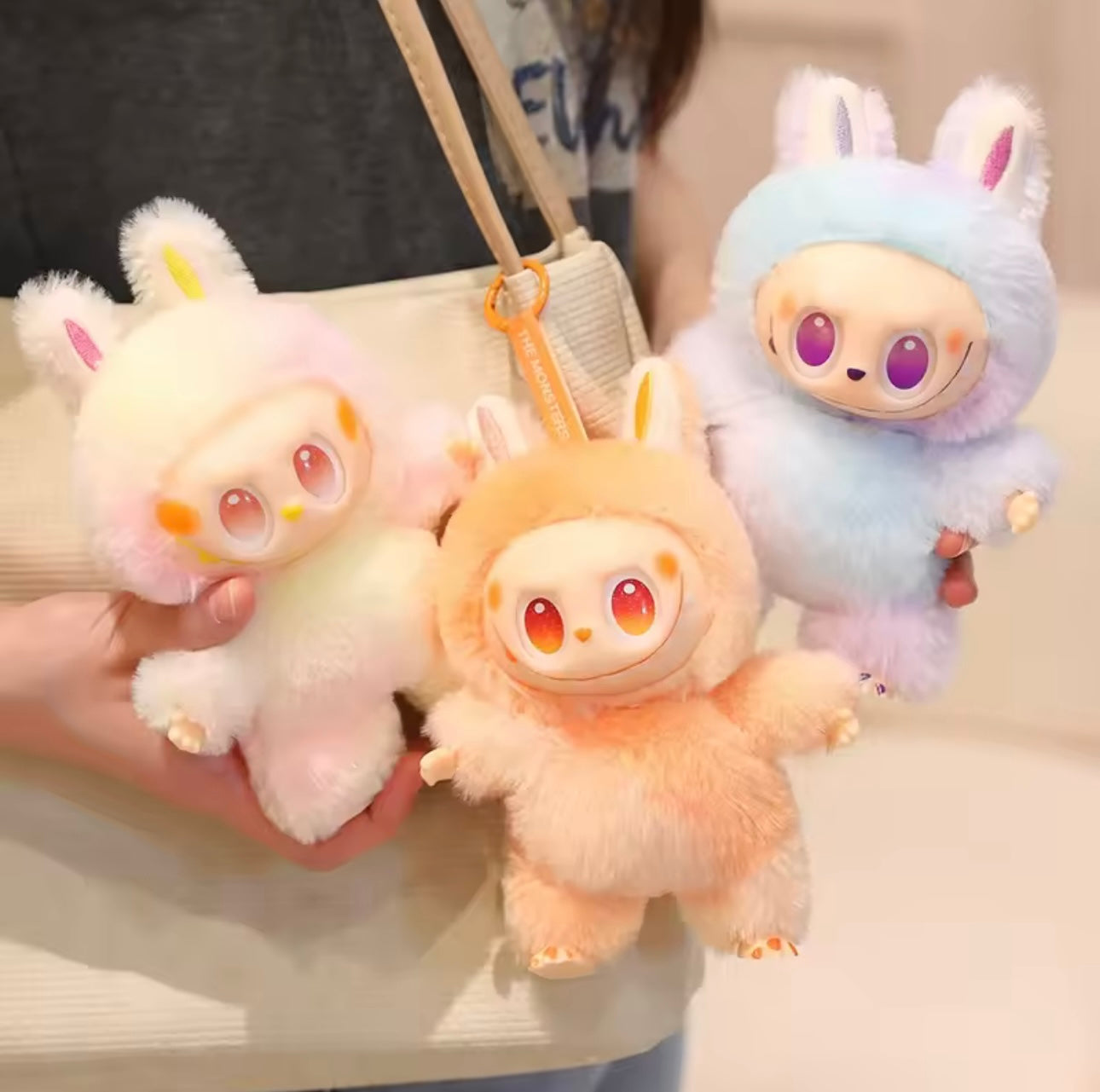 Second-generation blind box Labubu clothes vinyl face pendant Labubu sitting party series baby clothes cute skirt toys