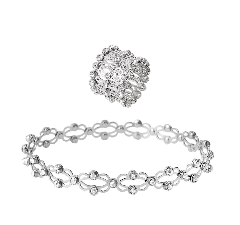 2-in-1 Magic! A dazzling rhinestone bracelet that transforms into a chic ring – stylish, stretchable, and full of sparkle!